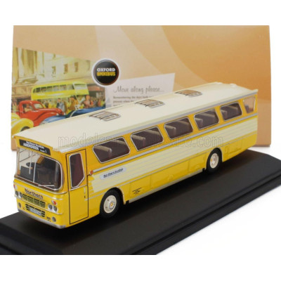 OXFORD MODELS ALEXANDER-DENNIS M-TYPE AUTOBUS 1975 - YELLOW CREAM 1/76