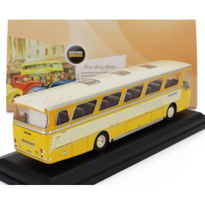 OXFORD MODELS ALEXANDER-DENNIS M-TYPE AUTOBUS 1975 - YELLOW CREAM 1/76
