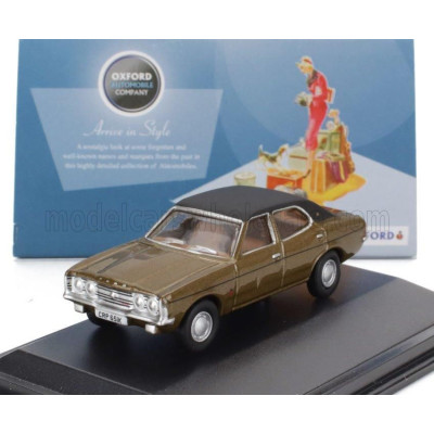 OXFORD MODELS FORD ENGLAND CORTINA MKII 1969 - BROWN BLACK 1/76