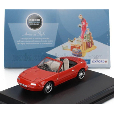OXFORD MODELS MAZDA MX-5 SPIDER CABRIOLET OPEN 2006 - RED 1/76
