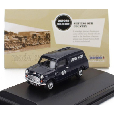 OXFORD MODELS MORRIS MINI VAN ROYAL NAVY 1965 - DARK GREY 1/76