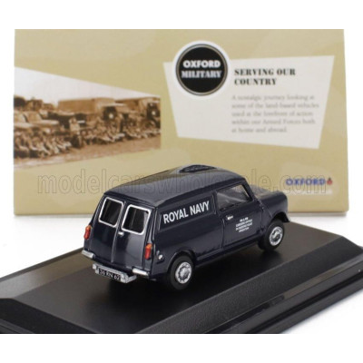 OXFORD MODELS MORRIS MINI VAN ROYAL NAVY 1965 - DARK GREY 1/76