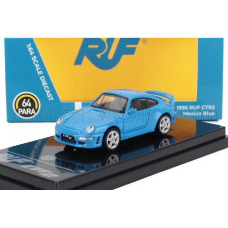 PARAGON MODELS PORSCHE 911 993 RUF CTR 2 COUPE LHD 1995 - BLUE 1/64
