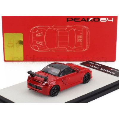 PEAKO TOYOTA MR2-S SPIDER CABRIOLET CLOSED 2000 - RED BLACK 1/64