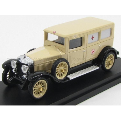 RIO MODELS FIAT 519S 4-DOOR AMBULANZA CROCE ROSSA ITALIANA 1930 - IVORY 1/43