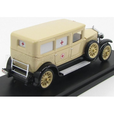 RIO MODELS FIAT 519S 4-DOOR AMBULANZA CROCE ROSSA ITALIANA 1930 - IVORY 1/43
