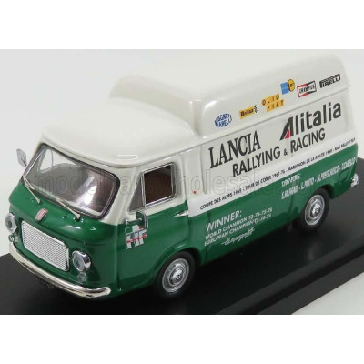 RIO MODELS FIAT 238 VAN TETTO ALTO ASSISTENZA LANCIA CORSE RALLY RACING 1975 - WHITE GREEN 1/43