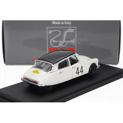 RIO MODELS CITROEN DS19 N 44 WINNER RALLY TOUR DE CORSE 1961 RENE TRAUTMANN - JEAN CLAUDE OGIER - WHITE BLACK 1/43