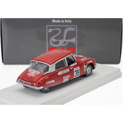 RIO MODELS CITROEN DS21 N 39 RALLY MONTECARLO 1972 FRANCISCO ROMAOZINHO - HEITOR MORAIS - RED 1/43