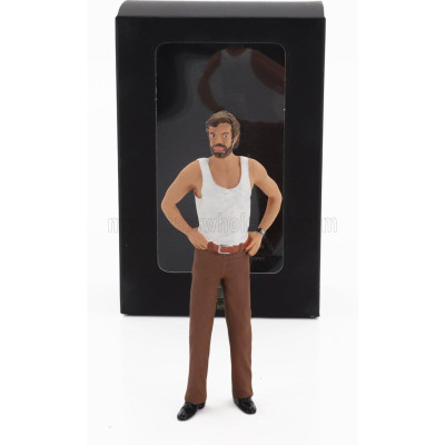 ROAD KINGS FIGURES RUBBER DUCK - WHITE BROWN 1/18