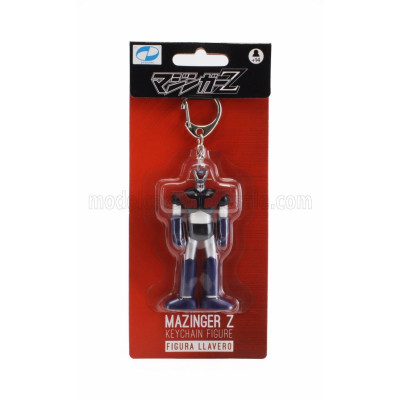 ROBOT ACCESSORIES PORTACHIAVI - KEYRING MAZINGA Z - FIGURE MAZINGER Z ROBOT - BLUE SILVER RED BLACK
