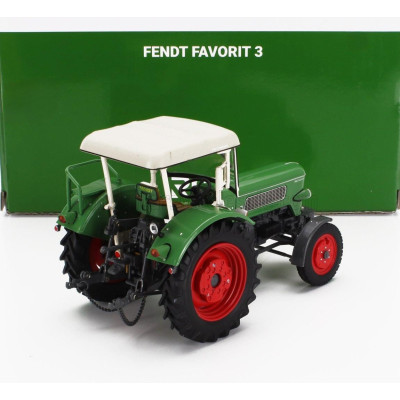 ROS MODEL FENDT FAVORIT 3 2WD TRACTOR 1964 - GREEN RED 1/32