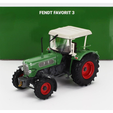 ROS MODEL FENDT FAVORIT 3 4WD TRACTOR 1964 - GREEN RED 1/32