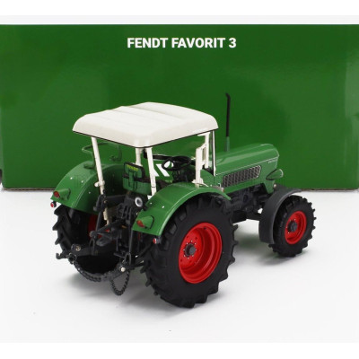 ROS MODEL FENDT FAVORIT 3 4WD TRACTOR 1964 - GREEN RED 1/32