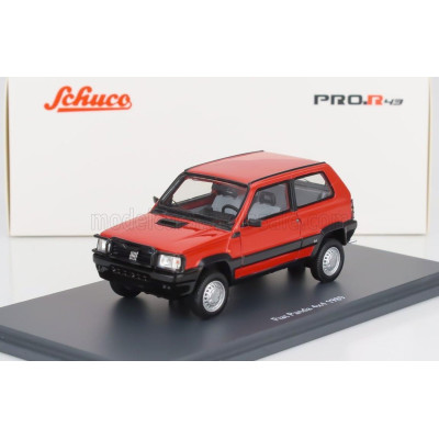 SCHUCO FIAT PANDA 4x4 1989 - RED 1/43