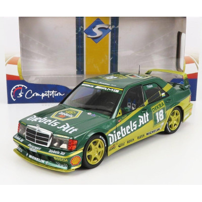 SOLIDO MERCEDES BENZ 190E 2.5 16V EVO2 TEAM ZAKSPEED N 18 DTM SEASON 1992 K.THIIM - 2 TONE GREEN 1/18