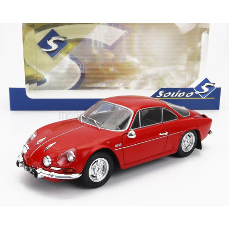 SOLIDO RENAULT ALPINE A110 1600S 1969 - RED 1/18