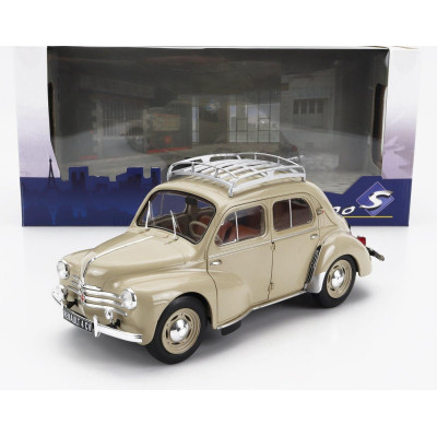 SOLIDO RENAULT 4CV 1956 - BEIGE 1/18