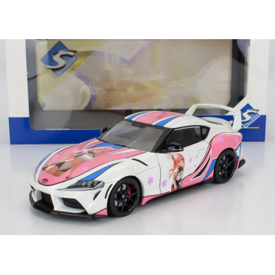 SOLIDO TOYOTA SUPRA GR ITASHA 2024 - WHITE PINK 1/18