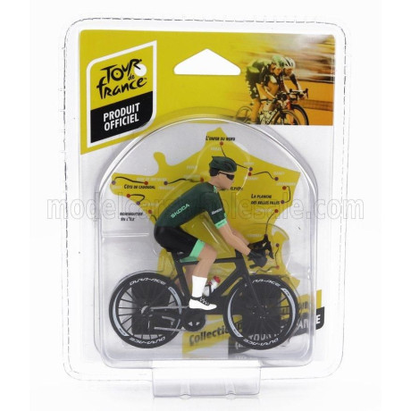 SOLIDO FIGURES CICLISTA - CYCLIST - MAGLIA VERDE - GREEN JERSEY - TOUR DE FRANCE 2023 - GREEN 1/18