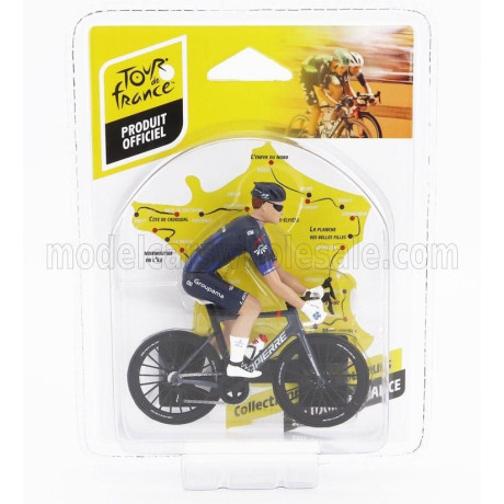 SOLIDO FIGURES CICLISTA - CYCLIST - TEAM GROUPAMA-FDJ - TOUR DE FRANCE 2023 - BLUE 1/18