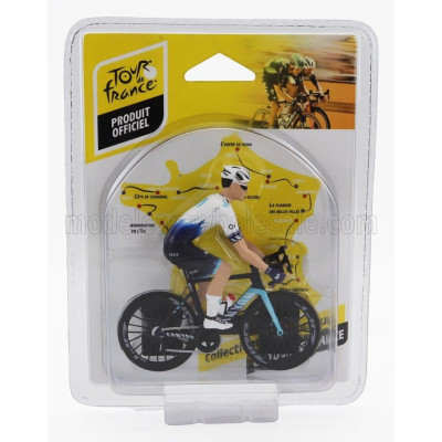 SOLIDO FIGURES CICLISTA - CYCLIST - TEAM MOVISTAR - TOUR DE FRANCE 2023 - WHITE 1/18