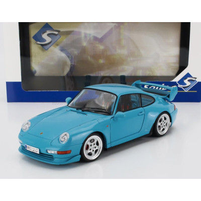 SOLIDO PORSCHE 911 993 CARRERA RS CLUBSPORT COUPE 1993 - RIVIERA BLUE 1/18