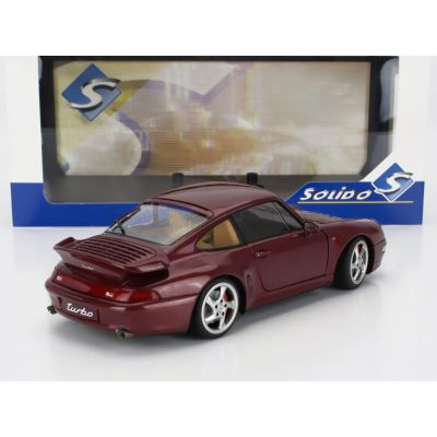 SOLIDO PORSCHE 911 993 TURBO COUPE 1993 - ARENA RED 1/18