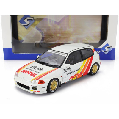 SOLIDO HONDA CIVIC (EG6) MUGEN POWER RACING 1992 - WHITE RED 1/18