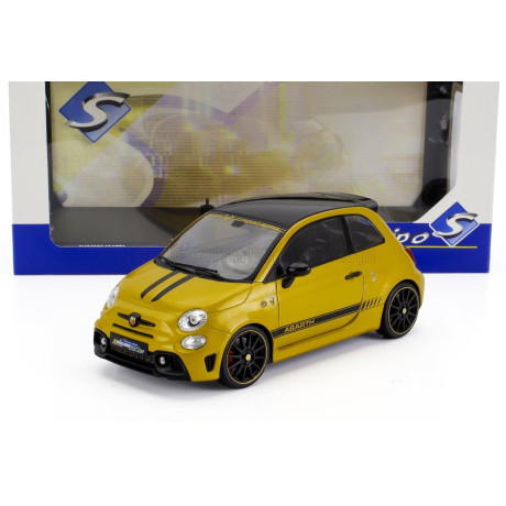 SOLIDO FIAT NUOVA 500 ABARTH 595 2022 - YELLOW MET BLACK 1/18