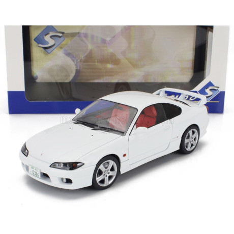 SOLIDO NISSAN SILVIA (S15) COUPE SPEC-R AERO 1999 - WHITE 1/18