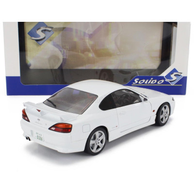 SOLIDO NISSAN SILVIA (S15) COUPE SPEC-R AERO 1999 - WHITE 1/18