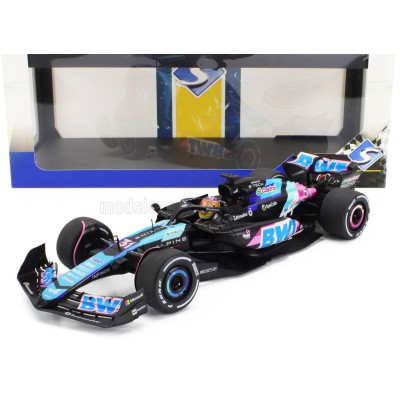 SOLIDO ALPINE F1  A524 TEAM BWT ALPINE N 31 MIAMI GP 2024 ESTEBAN OCON - BLACK BLUE PINK 1/18