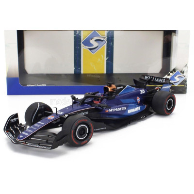 SOLIDO WILLIAMS F1  FW46 TEAM WILLIAMS RACING N 23 SUADI ARABIA 2024 ALEXANDER ALBON - 2 TONE BLUE 1/18