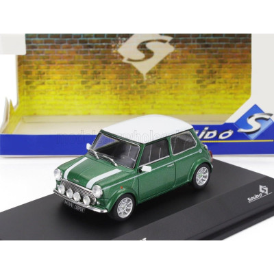 SOLIDO MINI COOPER S 1994 - GREEN WHITE 1/43