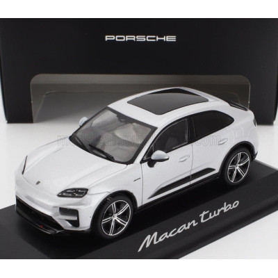 SOLIDO PORSCHE MACAN TURBO (H2) 2024 - ICE GREY 1/43