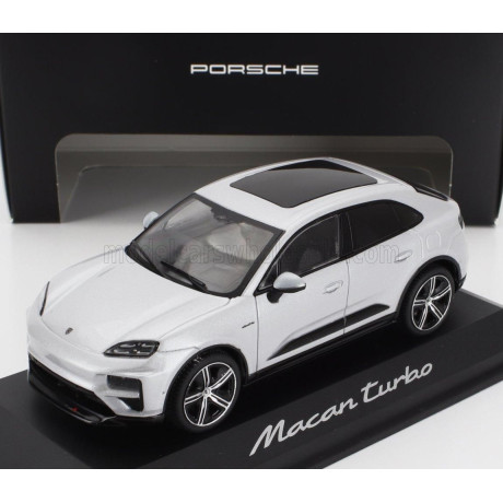 SOLIDO PORSCHE MACAN TURBO (H2) 2024 - ICE GREY 1/43