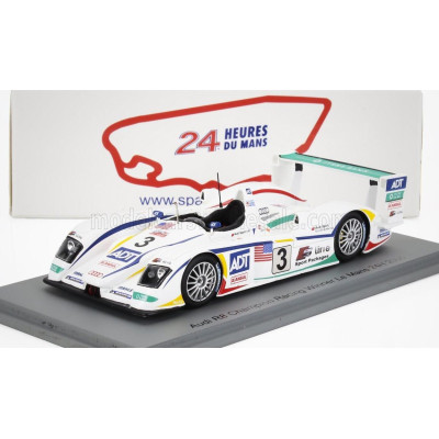 SPARK MODEL AUDI R8 3.6L TURBO TEAM ADT CHAMPION RACING N 3 WINNER 24h LE MANS 2005 TOM KRISTENSEN - JJ LETO - MARCO WERNER - WH