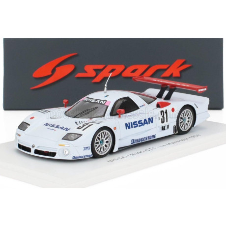 SPARK MODEL NISSAN R390 GT1 TEST 24h LE MANS 1998 - WHITE 1/43