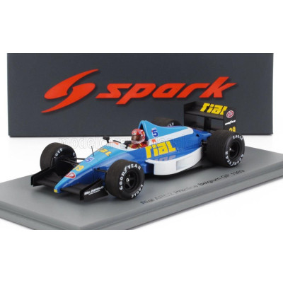 SPARK MODEL RIAL F1  ARC2 N 39 ESSAIS BELGIUM GP 1989 PIERRE HENRI RAPHANEL - BLUE WHITE 1/43