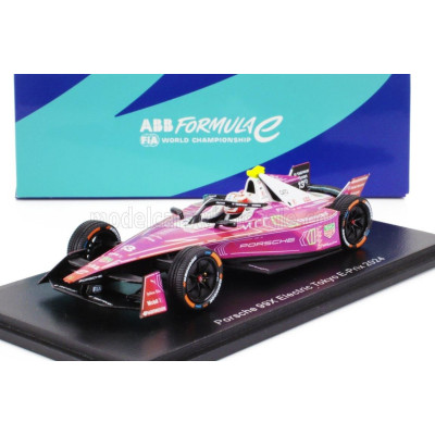 SPARK MODEL PORSCHE FORMULA-E 99X ELCTRIC TEAM TAG HAUER PORSCHE N 13 TOKYO E-PRIX 2023-2024 ANTONIO FELIX DA COSTA - PINK BLACK