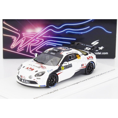SPARK MODEL RENAULT ALPINE A110 RGT TEAM CHAZEL TECHNOLOGIES COURSE N 59 2nd RGT RALLY MONTECARLO 2024 ERIC ROYERE - ALEXIS GREN