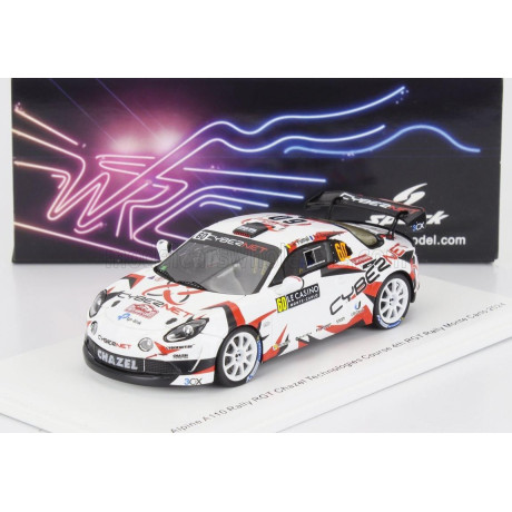 SPARK MODEL RENAULT ALPINE A110 RGT TEAM CHAZEL TECHNOLOGIES COURSE N 60 4th RGT RALLY MONTECARLO 2024 ARMAND FUMAL - JULES ESCA