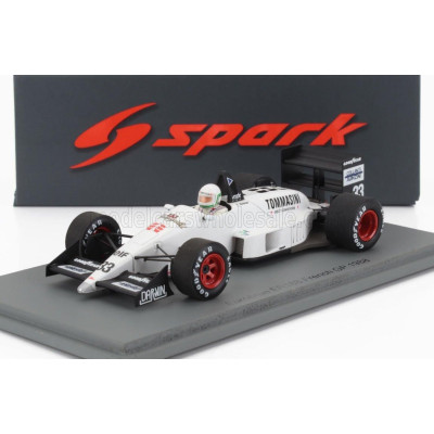SPARK MODEL EUROBRUN F1  ER188 N 33 FRANCE GP 1988 STEFANO MODENA - WHITE BLACK 1/43