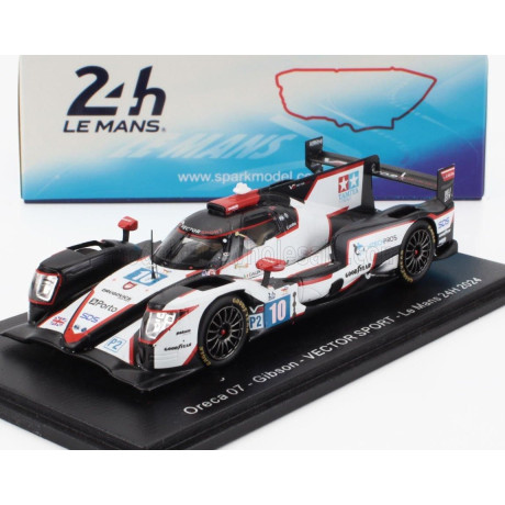SPARK MODEL ORECA 07 GIBSON GK428 4.2L V8 TEAM VECTOR SPORT N 10 24h LE MANS 2024 RYAN CULLEN - PATRICK PILET - STEPHANE RICHELM
