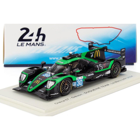 SPARK MODEL ORECA 07 GIBSON GK428 4.2L V8 TEAM DUQUEINE N 30 24h LE MANS 2024 JEAN BAPTISTE SIMMENAUER - JAMES ALLEN - JOHN FALB