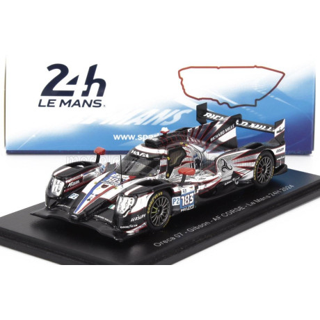 SPARK MODEL ORECA 07 GIBSON GK428 4.2L V8 TEAM AF CORSE N 183 24h LE MANS 2024 NICOLAS VARRONE - FRANCOIS PERRODO - BEN BARNICOA