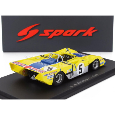 SPARK MODEL DUCKHAMS LM72 3.0L V8 TEAM DUCKHAMS OIL MOTOR RACING N 5 24h LE MANS 1973 ALAIN DE CADENET - CHRIS CRAFT - YELLOW BL