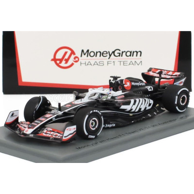 SPARK MODEL HAAS F1  FW24 TEAM MONEYGRAM HAAS N 27 AUSTRALIAN GP 2024 NICO HULKENBERG - BLACK WHITE 1/43