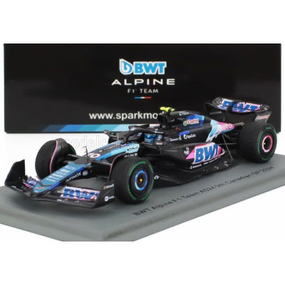 SPARK MODEL ALPINE F1  A524 TEAM BWT ALPINE N 10 CANADA GP 2024 PIERRE GASLY - BLACK BLUE PINK 1/43